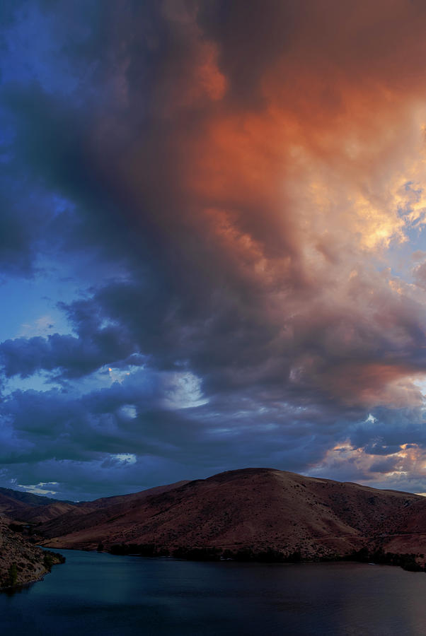 Sunrise at Lucky Peak Boise Idaho USA Photograph by Vishwanath Bhat