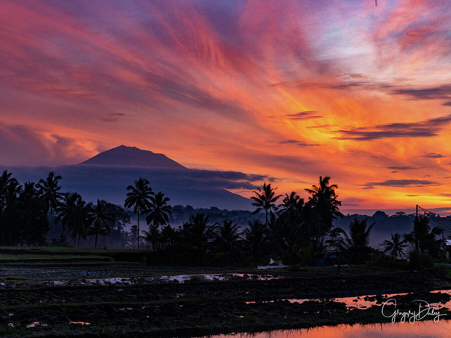Sunrise at Mount Agung Photograph by Gregory Daley  MPSA