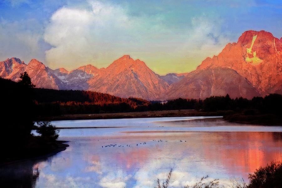 Grand Teton National Park Photograph - Sunrise at Ozbow Bend by Marty Koch