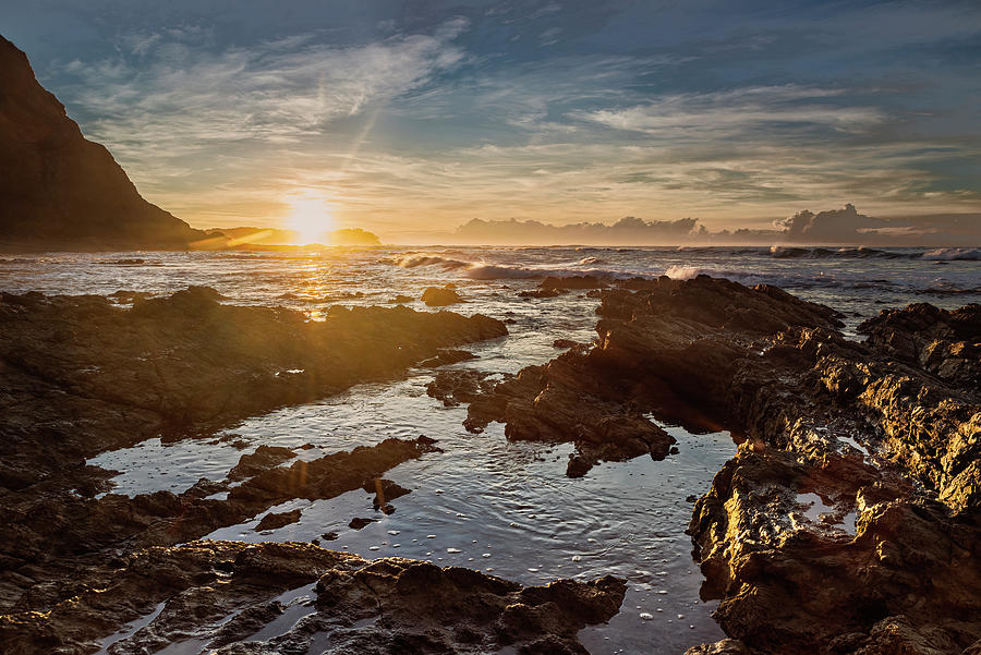 Sunrise at Playa Escondida Photograph by Henri Leduc
