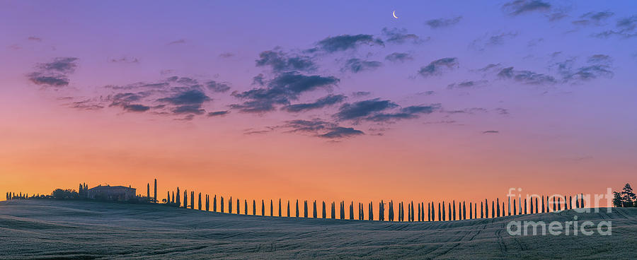 Sunrise at Poggio Covili, Tuscany, Italy Photograph by Henk Meijer Photography