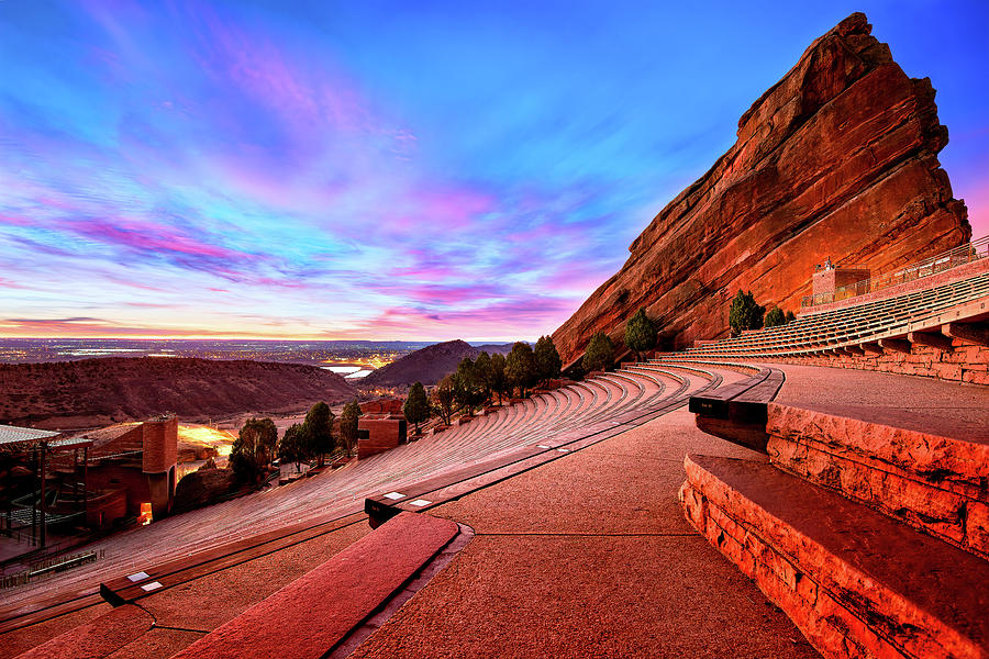 Sunrise at Red Rocks Photograph by Eric Glaser