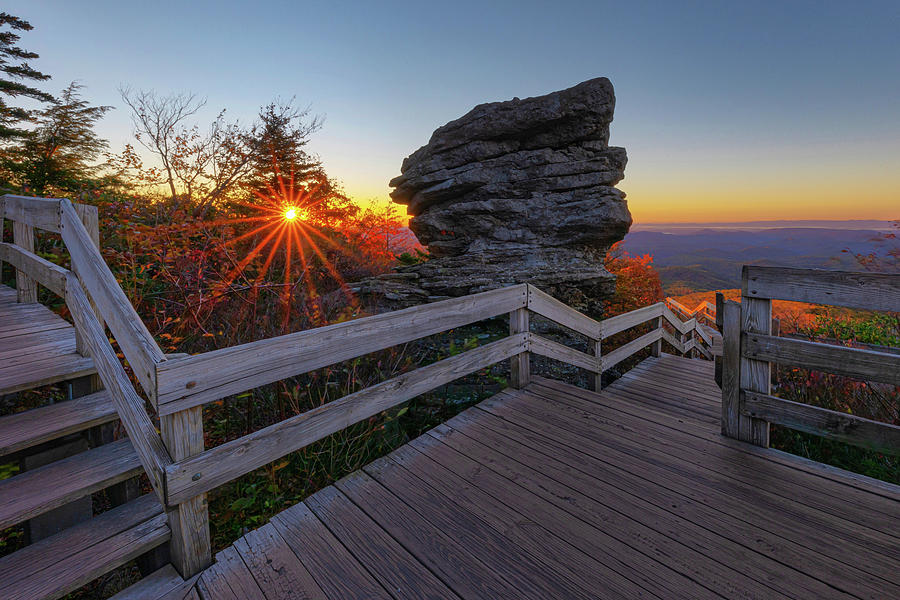 Sunrise at Rough Ridge Photograph by Claudia Domenig - Fine Art America