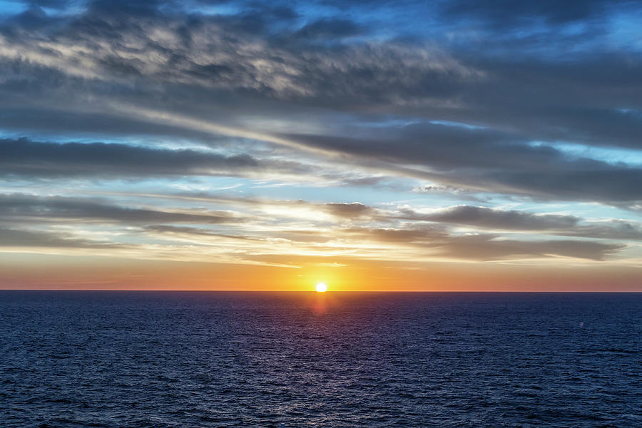 Sunrise at Sea Photograph by Belinda Greb