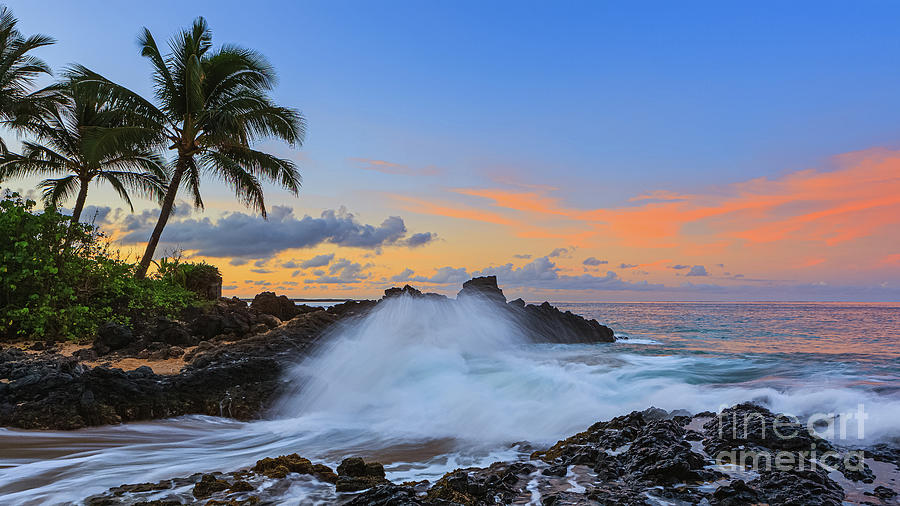 Sunrise at Secret Beach on Maui Photograph by Henk Meijer Photography