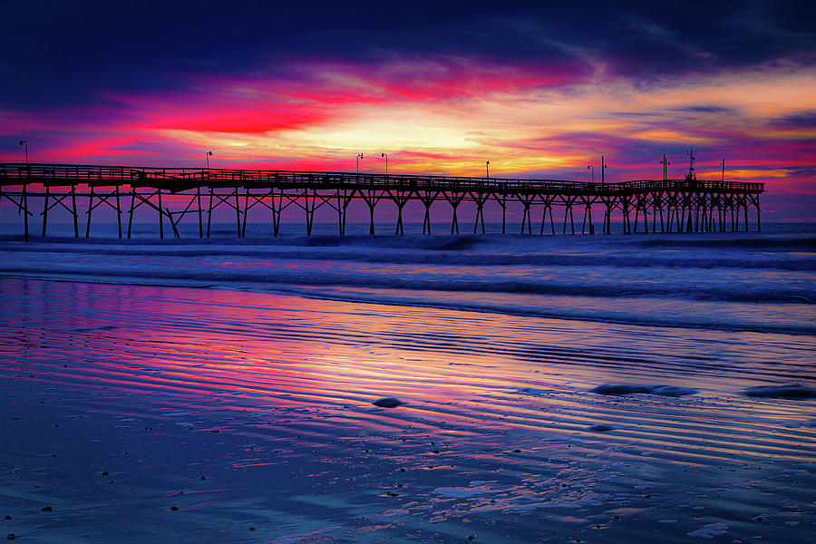 Sunrise at Sunset Beach Horizontal Photograph by Dan Carmichael