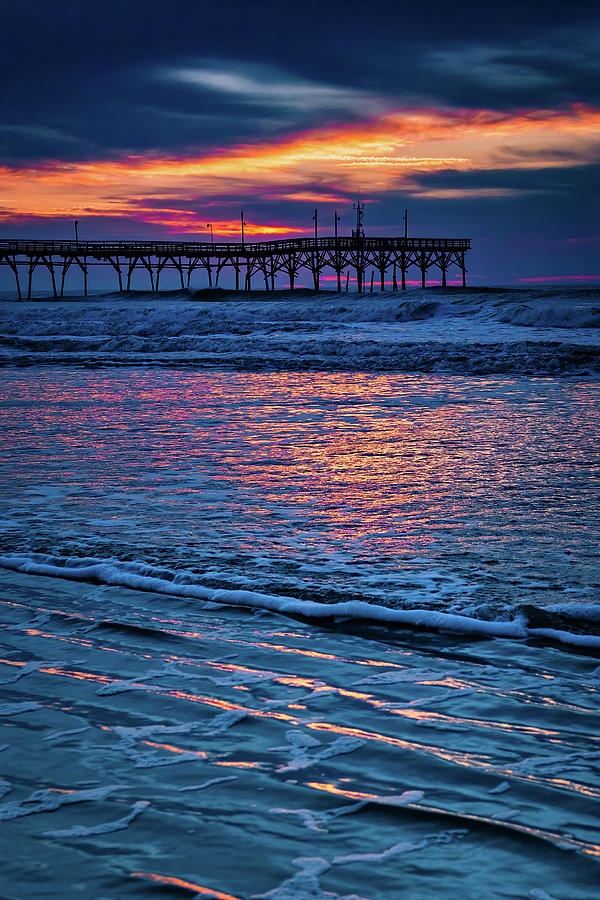 Sunrise at Sunset Beach Vertical Photograph by Dan Carmichael