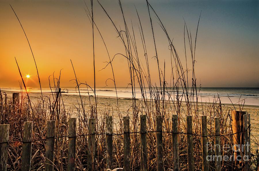 Sunrise At The Beach Photograph by Chuck Burdick