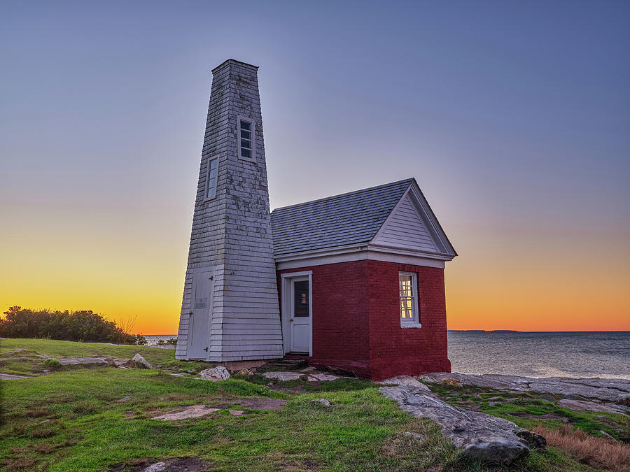 Sunrise At The Bell House On Pemaquid Photograph