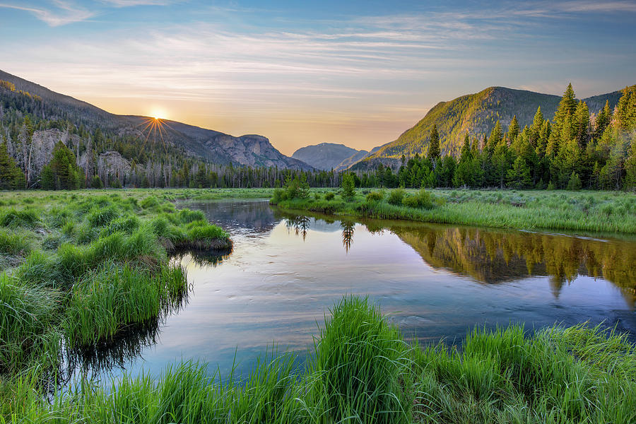 Sunrise At The East Inlets, Rmnp 7091 Photograph