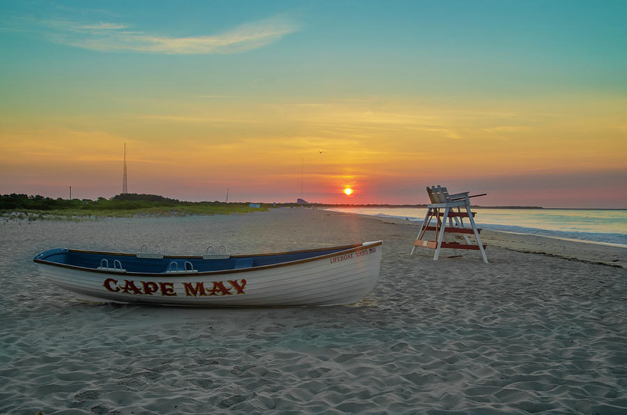 Sunrise at the Jersey Shore - Cape May Photograph by Bill Cannon