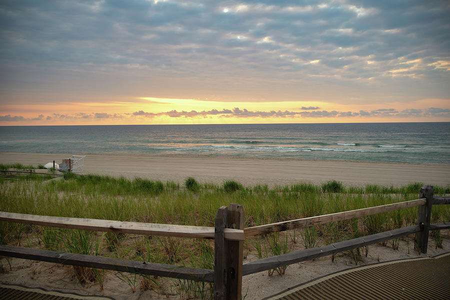 Sunrise at the Jersey Shore Photograph by Matthew DeGrushe