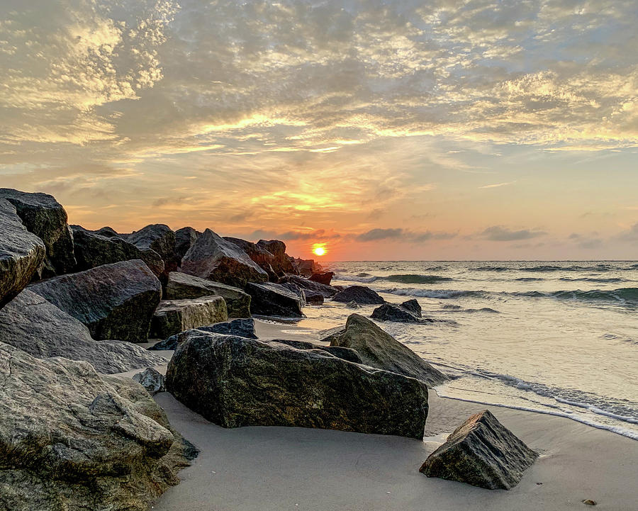 Coffee Break at the Jetty Wallpaper - Beach Scenery