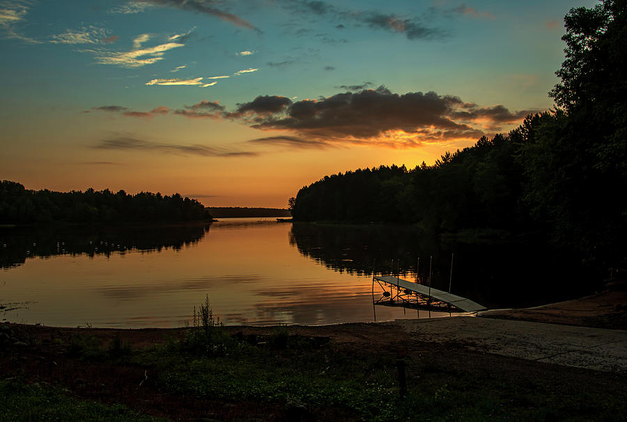 Sunrise At The Lake Photograph