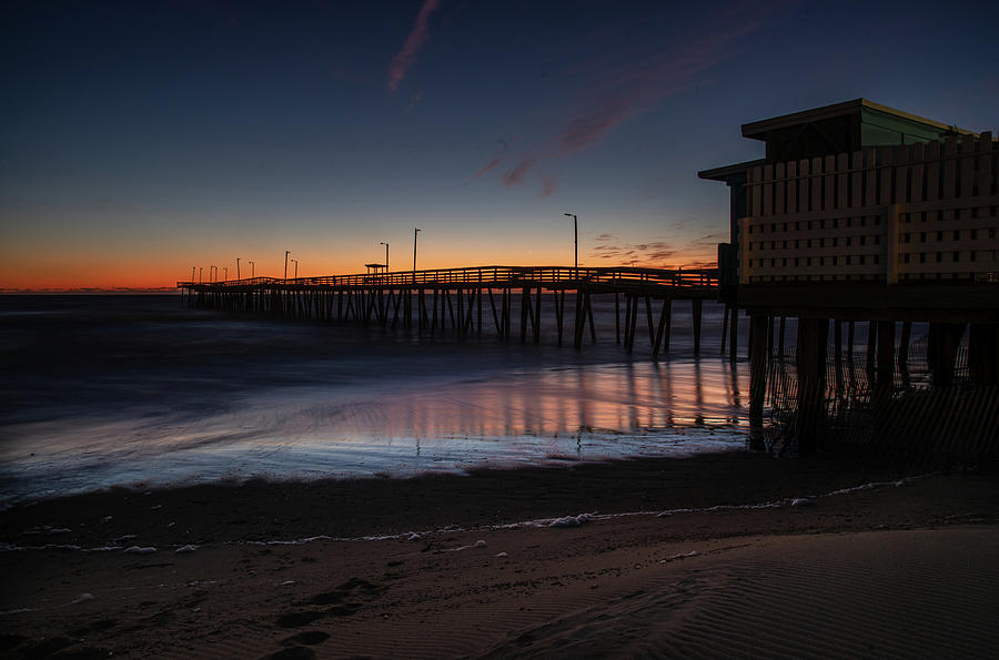 Sunrise at the Pier Photograph by Lori Rowland