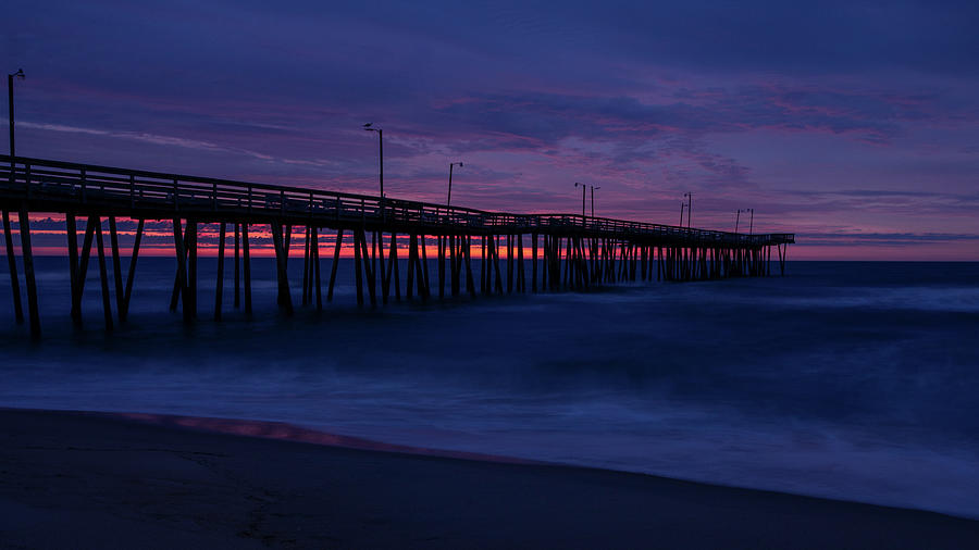 Sunrise at the Pier Photograph by Tom Wahl