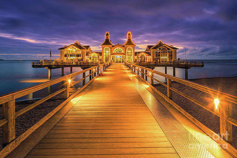 Sunrise At The Sellin Pier 2 Photograph