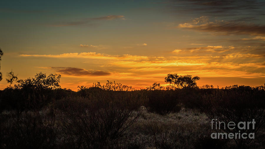 Sunrise at Uluru Photograph by Agnes Caruso