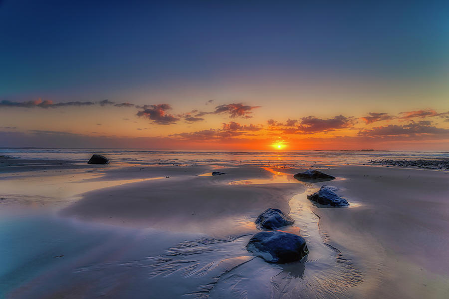 Sunrise at Wells Beach Photograph by Penny Polakoff