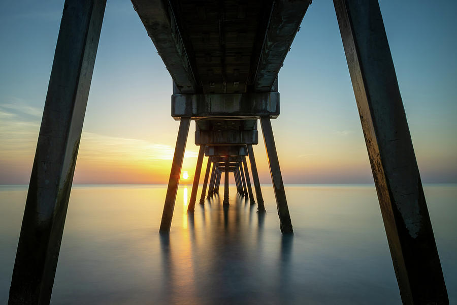 Sunrise Beach Pier Photograph by R Scott Duncan