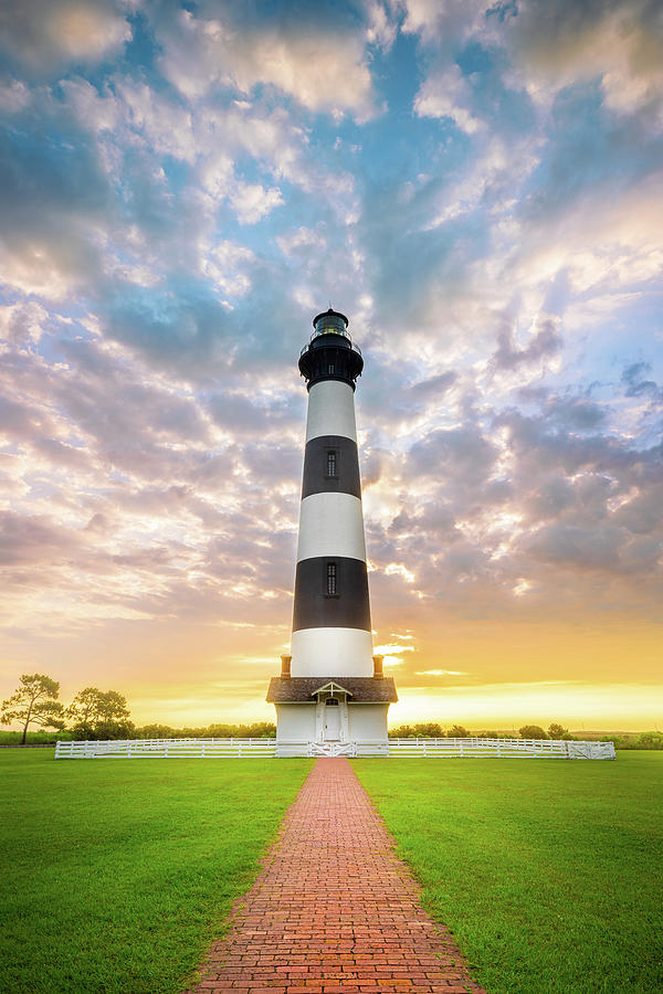 Sunrise Bodie Island Lighthouse OBX Outer Banks NC Photograph by Jordan Hill