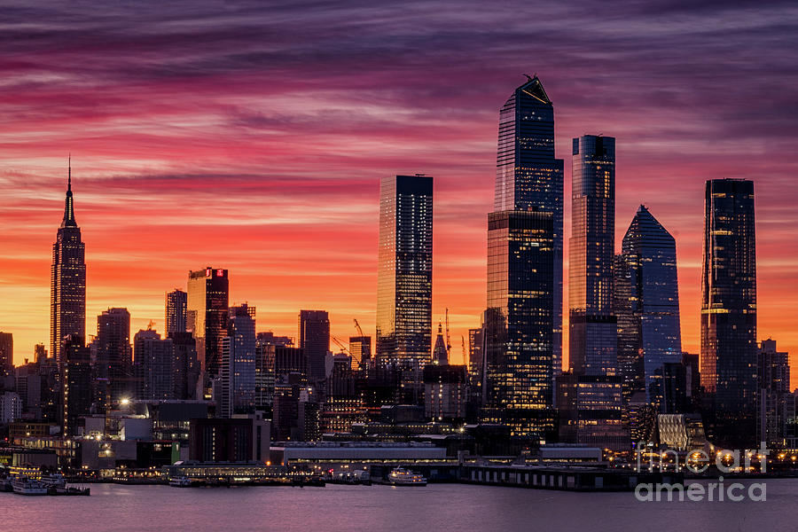 Sunrise By The Hudson Photograph