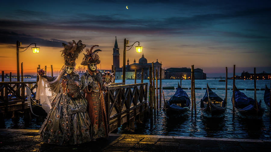 Sunrise By The Venetian Lagoon Photograph by Chris Lord