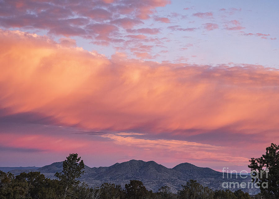 Sunrise Cerrillos Hills 1 Photograph by Steven Natanson