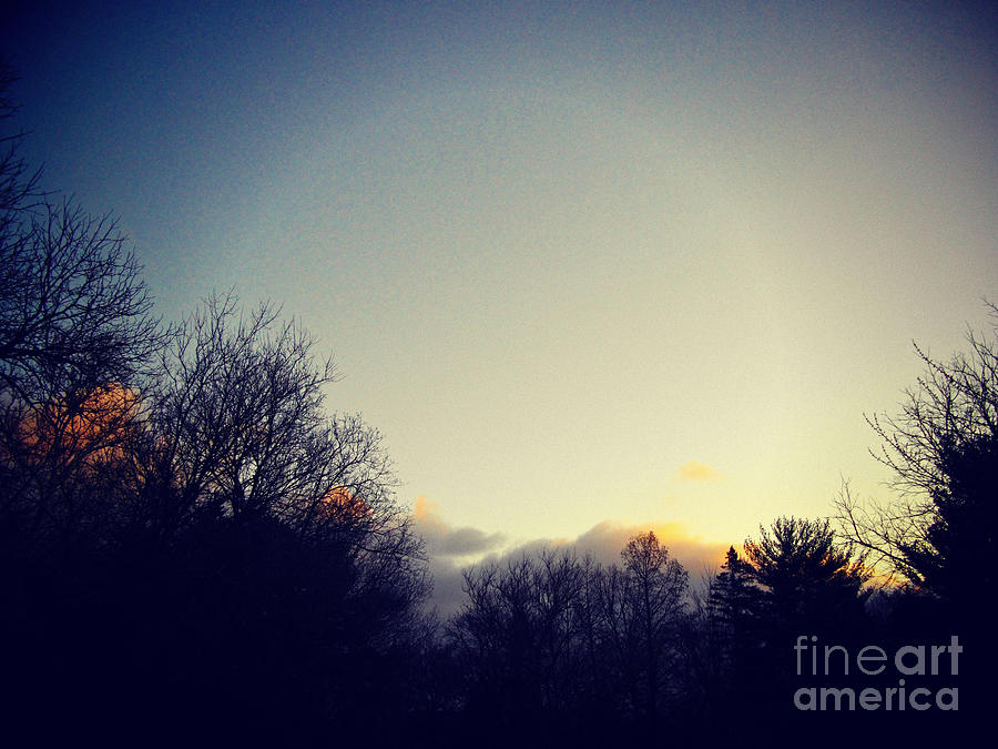 Sunrise Cloud Reflection - Heat Effect Photograph