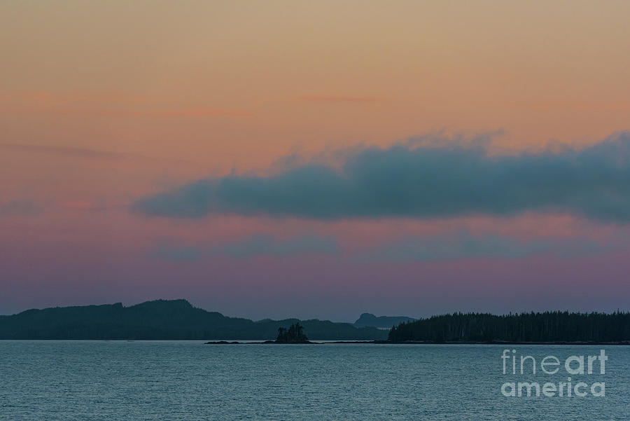 Summer Photograph - Sunrise Colors of British Columbia by Nancy Gleason