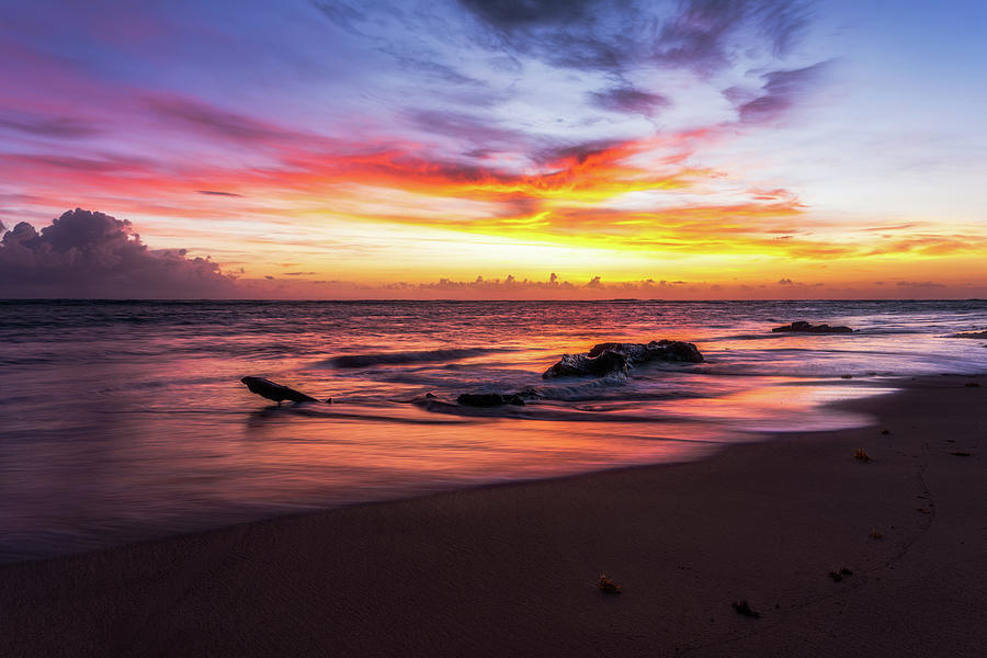 Sunrise Dominican Republic Beach Photograph By Yves Gagnon Fine Art