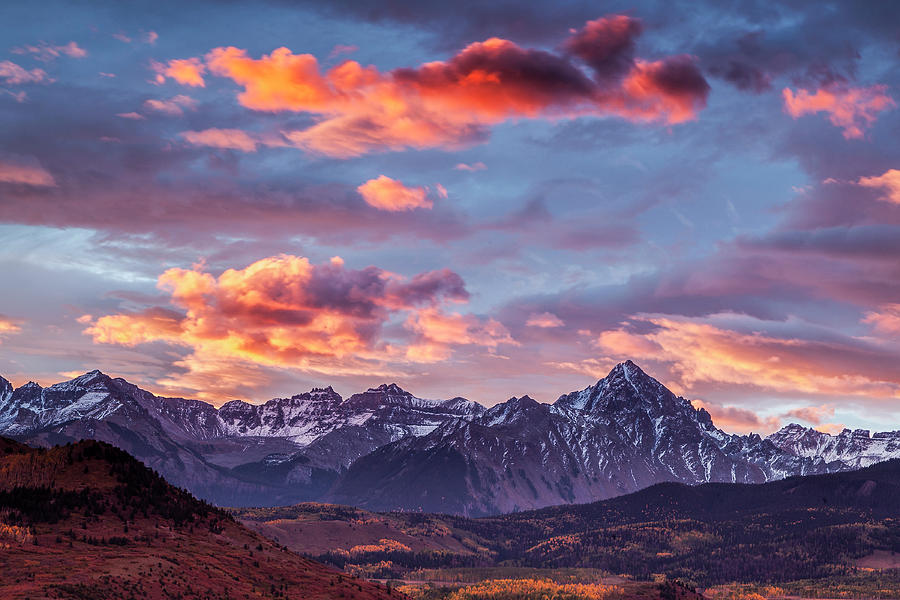 Sunrise Drama in the Rockies Photograph by Andrew Soundarajan