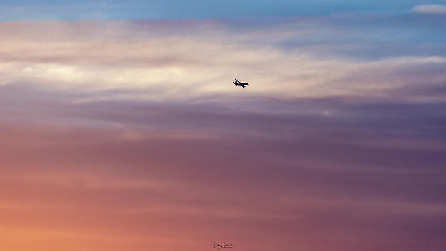 Sunrise Flight Photograph by Debby Richards
