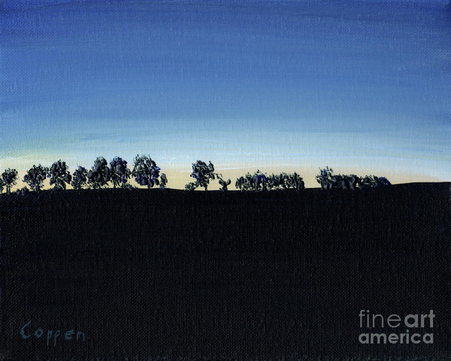 Sunrise from Babcock Hill Road Painting by Robert Coppen