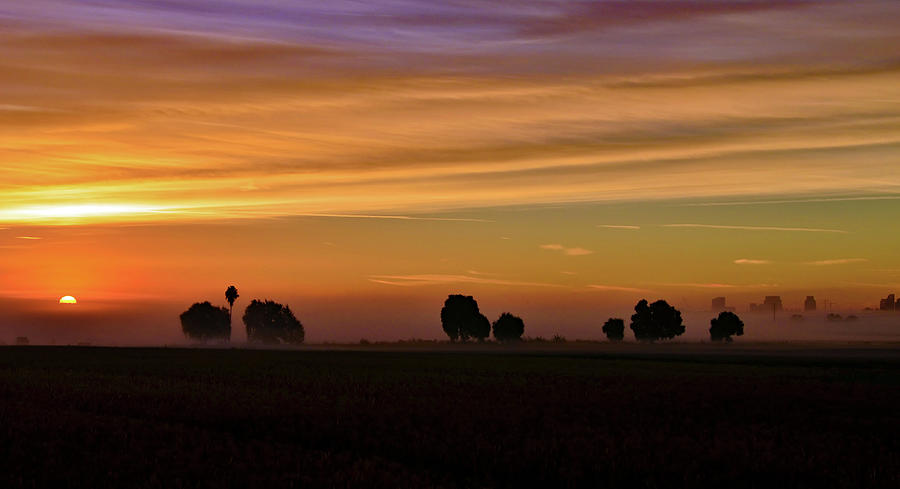Sunrise From Farm to City  Photograph by Marilyn MacCrakin