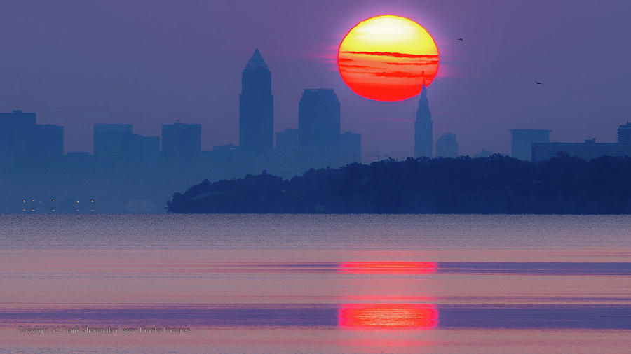 Cleveland Photograph - Sunrise from Huntington Beach by Frank Shoemaker