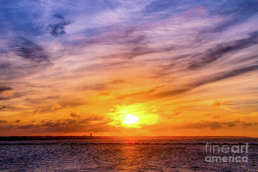 Sunrise from Smugglers Beach Photograph by Robert Anastasi