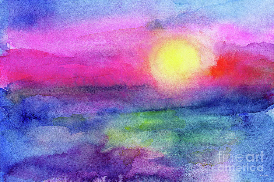  Sunrise Glow Painting by Sue Zipkin