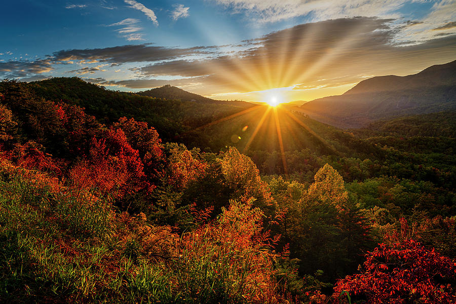 Sunrise Great Smoky Mountains NP GRK7359_10252021 Photograph by Greg Kluempers