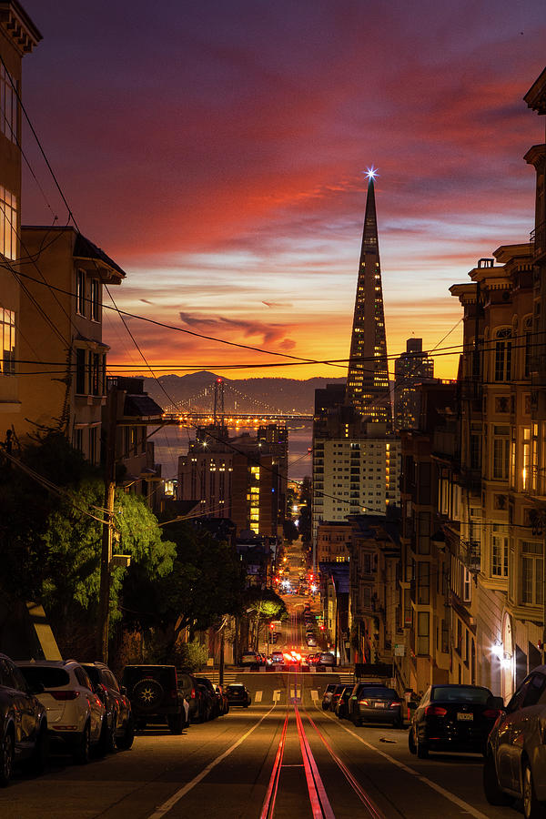 Sunrise Hill - San Francisco Photograph by Vincent James