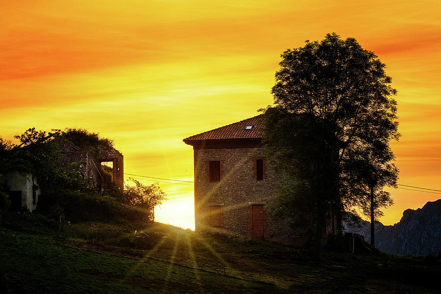 Sunrise In Asturias Photograph by Chris Lord