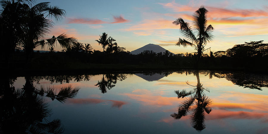 Bali Photograph - Sunrise in Bali with volcano Mount Agung by Ellis Peeters Bali Photograph - Sunrise in Bali with volcano Mount Agung by Ellis Peeters