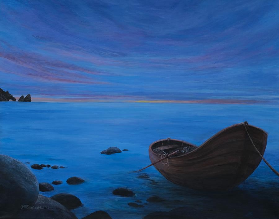 Acrylic Painting - Sunrise In Cabo by Jay Garfinkle