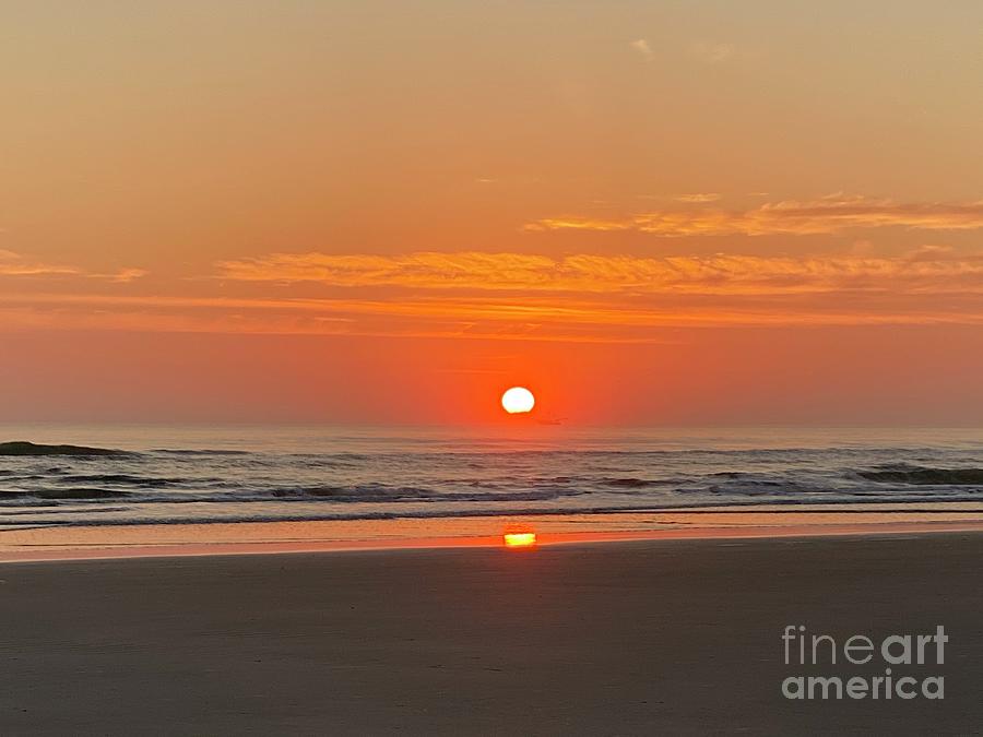 Nature Photograph - Sunrise In Complete by LeLa Becker