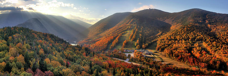 Sunrise in Franconia Notch Photograph by Chris Whiton