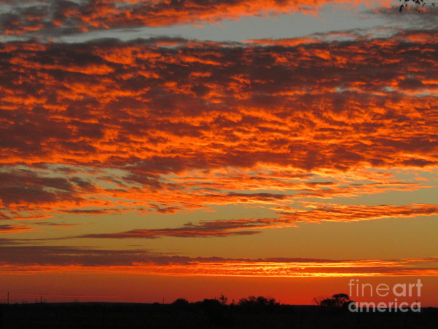 Sunrise in Las Animas, Colorado Photograph by Kelly Awad