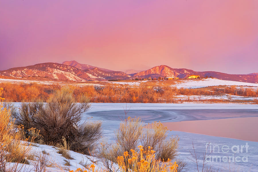 Sunrise in Loveland Colorado Photograph by Ronda Kimbrow
