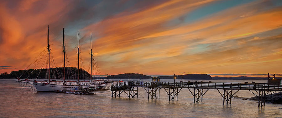 Sunrise In Maine Photograph by Jon Glaser
