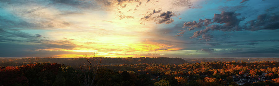 Sunrise in Parkersburg Photograph by Jonny D