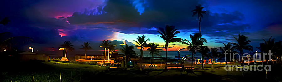 Sunrise In San Andres Panorama Photograph by Al Bourassa